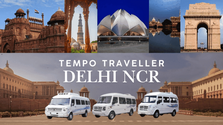 9 | 12 | 16 | 18 | 20 | 26 Seater Tempo Traveller on rent in Delhi, Gurgaon & Noida
